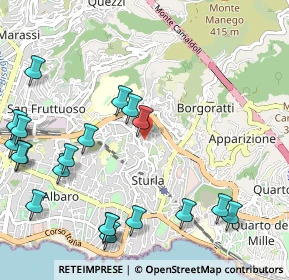 Mappa Via Raffaele Pratolongo, 16131 Genova GE, Italia (1.3805)