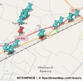 Mappa Via dei Ponticelli, 48124 San Michele RA, Italia (2.58)