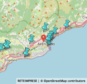 Mappa 16011 Arenzano GE, Italia (1.89571)