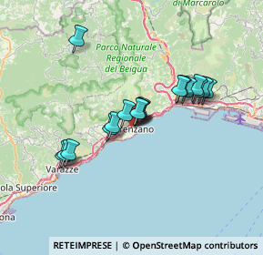 Mappa 16011 Arenzano GE, Italia (5.65833)