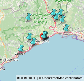 Mappa 16011 Arenzano GE, Italia (5.49714)