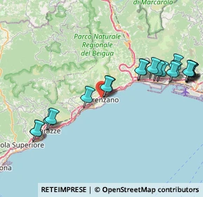 Mappa 16011 Arenzano GE, Italia (9.369)