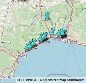 Mappa 16011 Arenzano GE, Italia (8.9275)