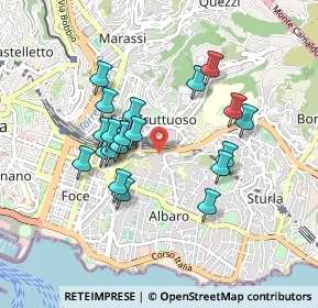 Mappa Corso Aldo Gastaldi, 16131 Genova GE, Italia (0.7905)