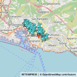 Mappa Via Brigata Liguria, 16122 Genova GE, Italia (1.1705)