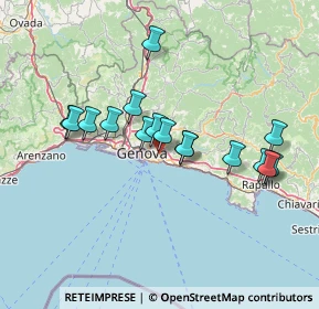 Mappa Via di Serretto, 16131 Genova GE, Italia (12.83813)