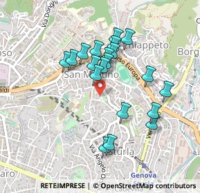 Mappa Via di Serretto, 16131 Genova GE, Italia (0.403)