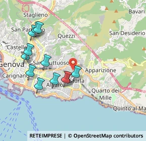Mappa Via di Serretto, 16131 Genova GE, Italia (2.01417)