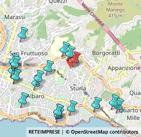 Mappa Via di Serretto, 16131 Genova GE, Italia (1.3005)
