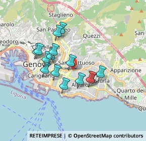 Mappa Via Dassori Francesco, 16131 Genova GE, Italia (1.458)