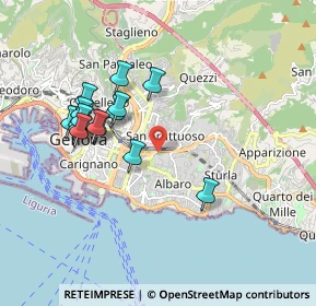 Mappa Via Dassori Francesco, 16131 Genova GE, Italia (1.77267)