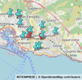 Mappa Via Dassori Francesco, 16131 Genova GE, Italia (1.75154)