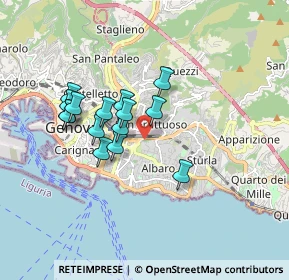 Mappa Via Dassori Francesco, 16131 Genova GE, Italia (1.46133)