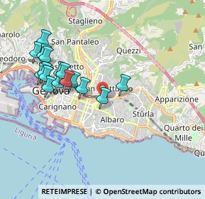 Mappa Via Dassori Francesco, 16131 Genova GE, Italia (1.94188)