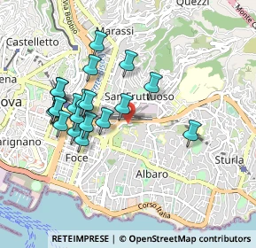 Mappa Via Dassori Francesco, 16131 Genova GE, Italia (0.875)