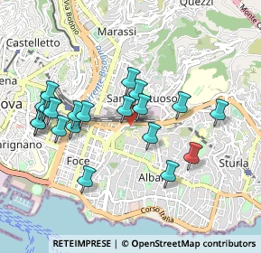 Mappa Via Dassori Francesco, 16131 Genova GE, Italia (0.9415)