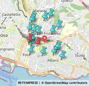 Mappa Via Dassori Francesco, 16131 Genova GE, Italia (0.75)