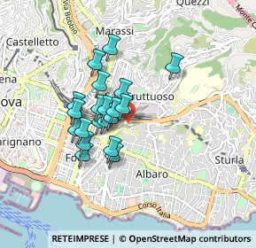 Mappa Via Dassori Francesco, 16131 Genova GE, Italia (0.6635)