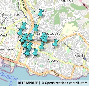 Mappa Via Dassori Francesco, 16131 Genova GE, Italia (0.7935)