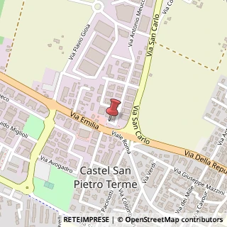 Mappa Via T. A. Edison, 19, 40024 Castel San Pietro Terme, Bologna (Emilia Romagna)