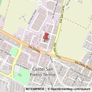Mappa Via T. A. Edison, 14, 40024 Castel San Pietro Terme, Bologna (Emilia Romagna)