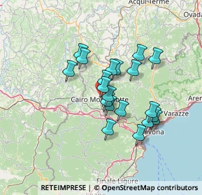 Mappa Corso XXV Aprile, 17014 Cairo Montenotte SV, Italia (11.007)