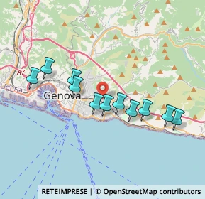 Mappa Via Semeria, 16131 Genova GE, Italia (3.36273)