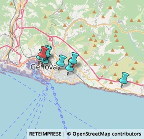 Mappa Via Semeria, 16131 Genova GE, Italia (3.37182)