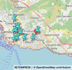 Mappa Via Semeria, 16131 Genova GE, Italia (1.94273)