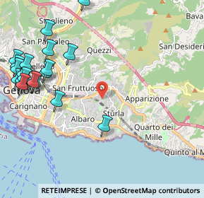 Mappa Via Semeria, 16131 Genova GE, Italia (2.893)