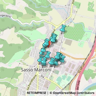 Mappa Via Amedani, 40037 Sasso Marconi BO, Italia (0.3115)