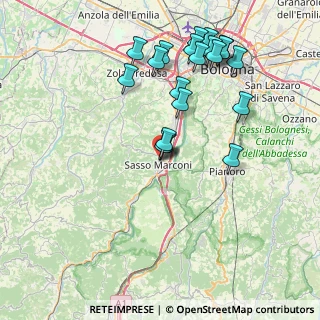 Mappa Via Amedani, 40037 Sasso Marconi BO, Italia (8.372)
