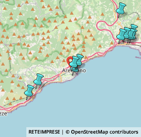 Mappa Viale Carlin, 16011 Arenzano GE, Italia (4.93273)