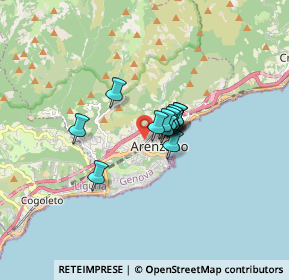 Mappa Viale Carlin, 16011 Arenzano GE, Italia (0.85615)