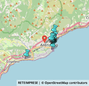 Mappa Viale Carlin, 16011 Arenzano GE, Italia (0.81182)