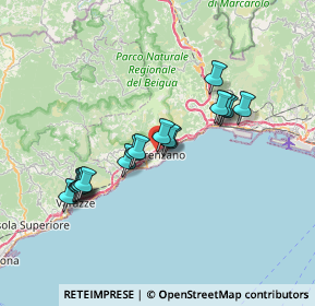 Mappa Viale Carlin, 16011 Arenzano GE, Italia (6.30765)