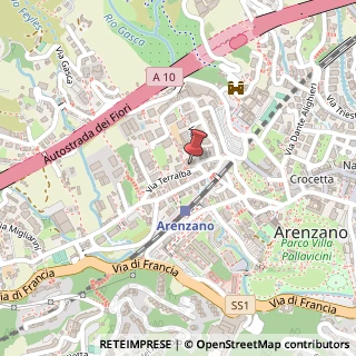 Mappa Via Terralba, 8, 16011 Arenzano, Genova (Liguria)
