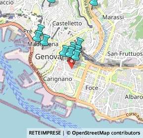 Mappa Via Cesarea, 16121 Genova GE, Italia (0.78818)