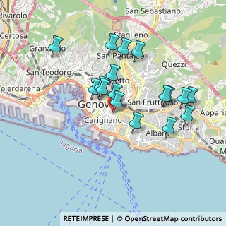 Mappa Via Cesarea, 16121 Genova GE, Italia (1.70059)