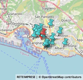 Mappa Via Cesarea, 16121 Genova GE, Italia (0.93059)