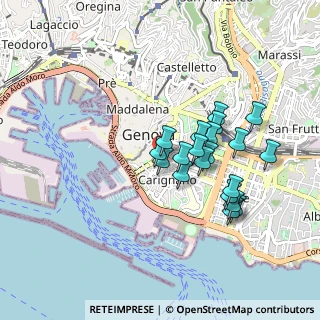 Mappa Piazza Santa Maria in Via Lata, 16128 Genova GE, Italia (0.7635)
