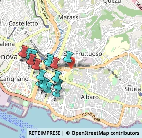 Mappa Via Francesco Dassori, 16145 Genova GE, Italia (0.954)