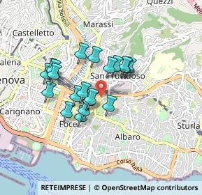 Mappa Via Francesco Dassori, 16145 Genova GE, Italia (0.684)