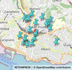 Mappa Via Francesco Dassori, 16145 Genova GE, Italia (0.7625)