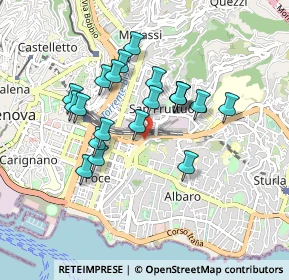 Mappa Via Francesco Dassori, 16145 Genova GE, Italia (0.767)