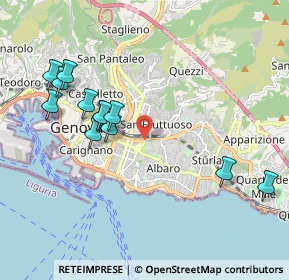 Mappa Via Francesco Dassori, 16145 Genova GE, Italia (2.0825)