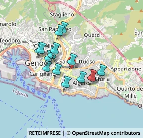 Mappa Via Francesco Dassori, 16145 Genova GE, Italia (1.392)