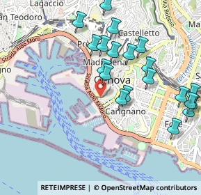 Mappa Piazza di Sarzano, 16123 Genova GE, Italia (1.082)