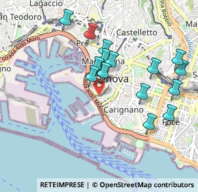Mappa Piazza di Sarzano, 16123 Genova GE, Italia (0.91188)