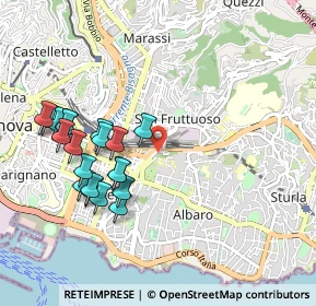 Mappa Via Francesco Dassori, 16131 Genova GE, Italia (1.0235)